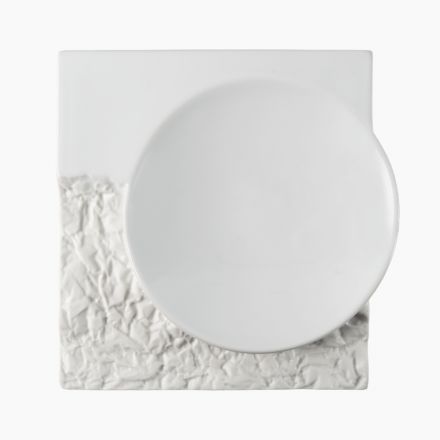 White Earth square plate