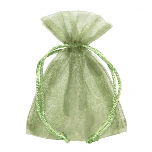 Sage green organdy bags 